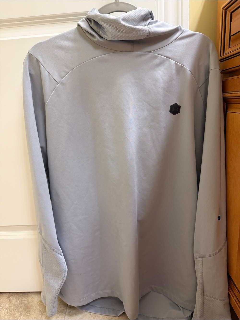Under Armour Light Gray Performance Hoodie Jacket